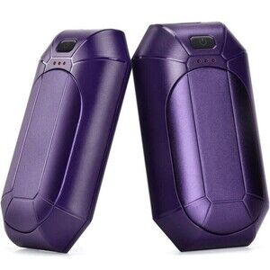 Electric Hand Warmers Rechargeable 2 Pack Color: Midnight Purple:Easy To Use